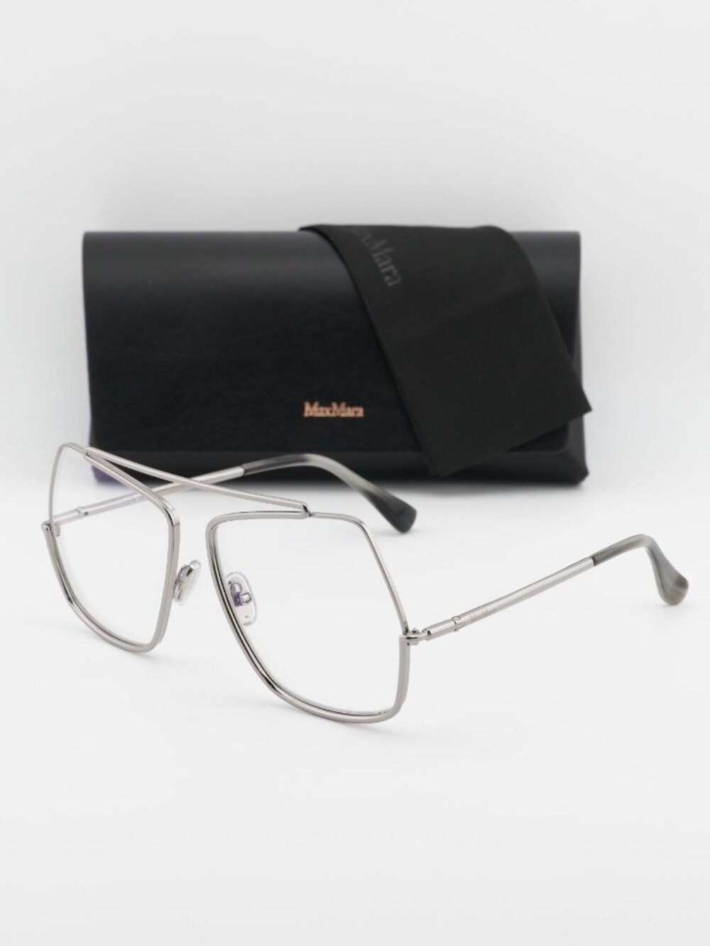 Max Mara MM5118-B 014 Butterfly Eyeglasses 58mm - Silver